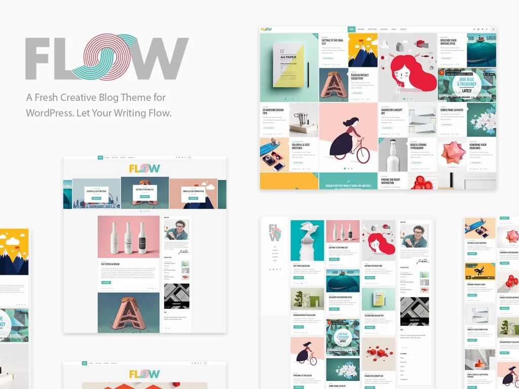 Flow — Creative Blog WordPress Theme