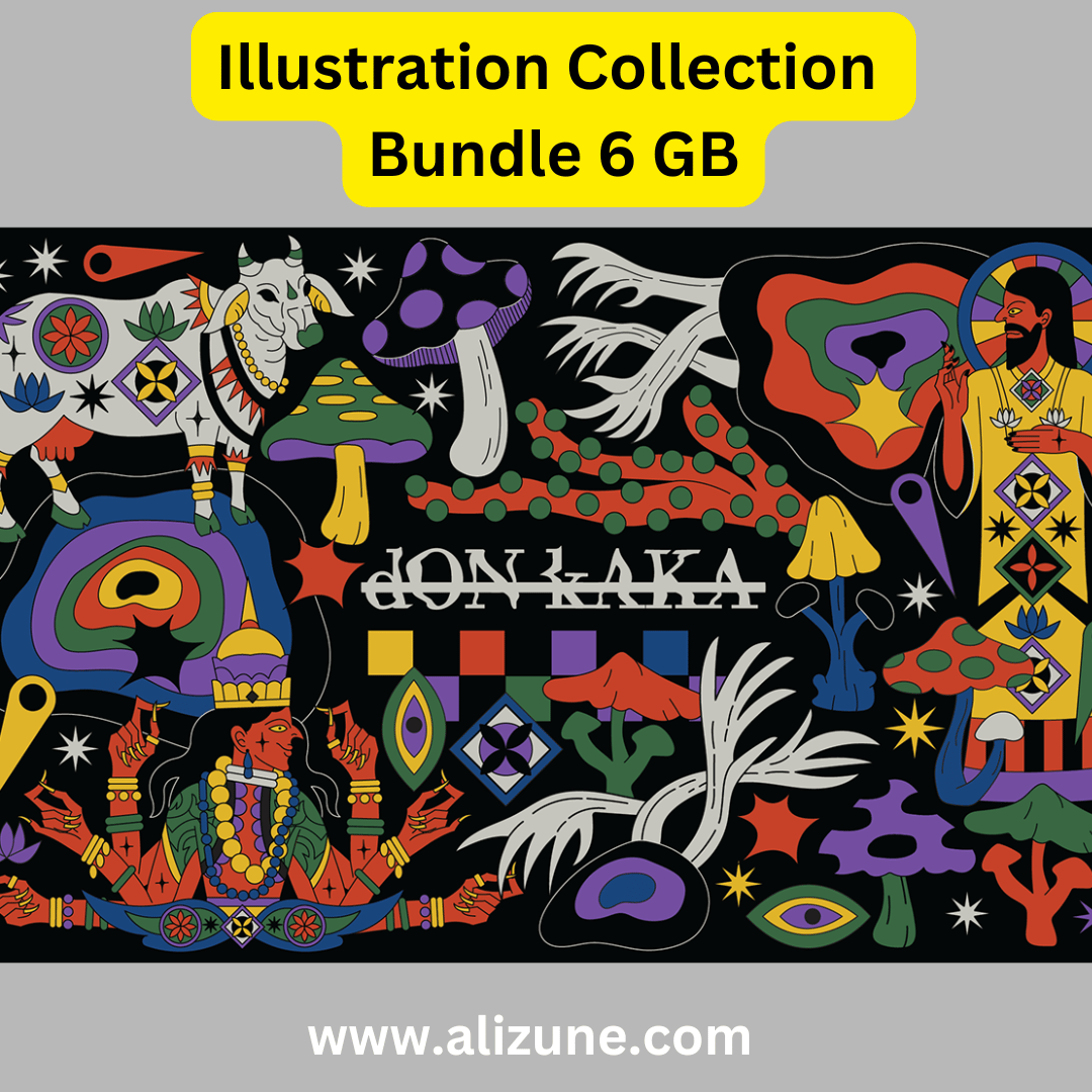 Illustration Collection Bundle 6 GB